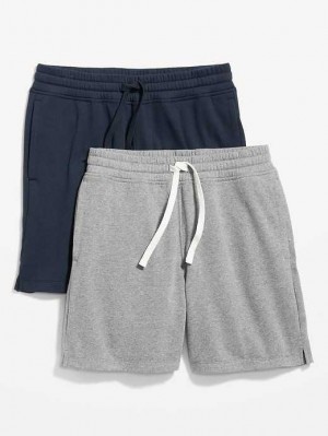 Old Navy 2-Pack Fleece Sweat Shorts Navy / Grey | LTX572169