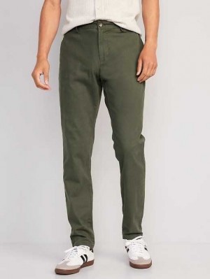 Old Navy Athletic Built-In Flex Rotation Chino Pants Dark Green | LNC896401