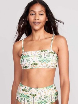 Old Navy Bandeau Swim Top White | NLW430927