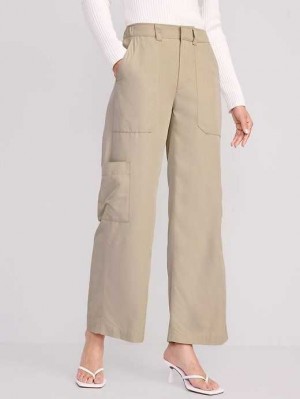 Old Navy Cargo Wide-Leg Pants Grey | VIJ243718