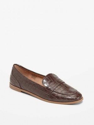 Old Navy City Loafers Chocolate | AIK824105