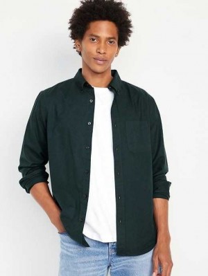 Old Navy Classic-Fit Non-Stretch Everyday Oxford Shirt Deep Green | WRB981675