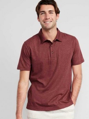 Old Navy Classic Fit Jersey Polo Deep Red | JGT038241