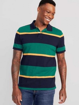 Old Navy Classic Fit Pique Polo Rugby Stripes | KMH237189