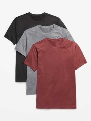 Old Navy Cloud 94 Soft Go-Dry Cool T-Shirt 3-Pack Red | SHL314725