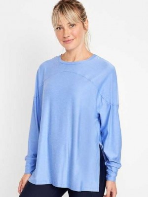 Old Navy Cloud 94 Soft Long Sleeve Tunic Blue | KTD083426