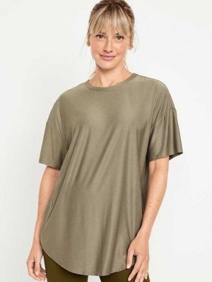 Old Navy Cloud 94 Soft Tulip-Hem Tunic Grey | JGH160728