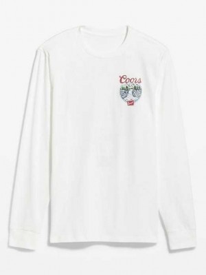 Old Navy Coors Beer Gender-Neutral Long-Sleeve T-Shirt Coors | HDR840731