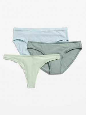 Old Navy Cotton-Blend Underwear Variety 3-Pack Ambrosia | MVG043152