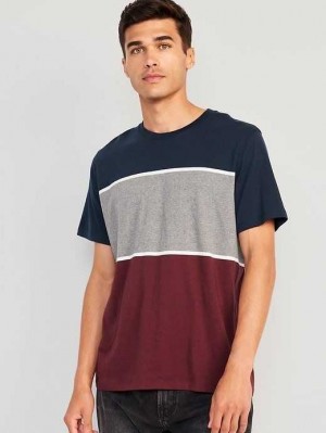 Old Navy Crew-Neck T-Shirt Red Burgundy | FVX732504