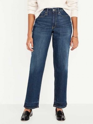 Old Navy Curvy High-Waisted OG Loose Jeans Sheldon | ISQ368402