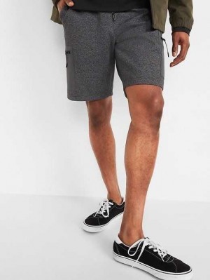 Old Navy Dynamic Fleece Cargo Jogger Shorts Grey | QOE812643