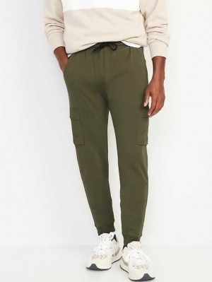 Old Navy Dynamic Fleece Hidden-Pocket Cargo Jogger Sweatpants Green | TEL694271