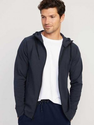 Old Navy Dynamic Fleece Hidden-Pocket Zip Hoodie Navy | YMH658129