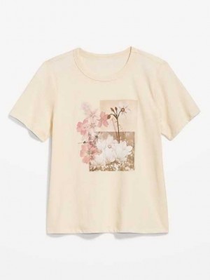 Old Navy EveryWear Graphic T-Shirt Flower | IQF217346