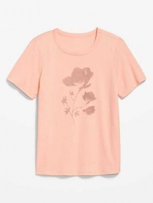 Old Navy EveryWear Graphic T-Shirt Flower | BWR069521