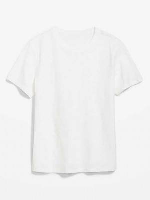 Old Navy EveryWear Slub-Knit T-Shirt White | SNX125034