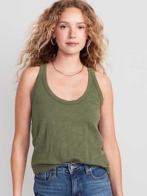 Old Navy EveryWear Slub-Knit Tank Top Alpine Tundra | MOK491720