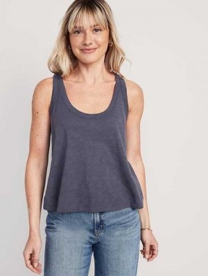 Old Navy EveryWear Slub-Knit Tank Top Volcanic Glass | VGT196854