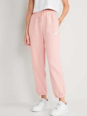 Old Navy Extra High-Waisted Logo-Graphic Sweatpants Pink | VIF524781