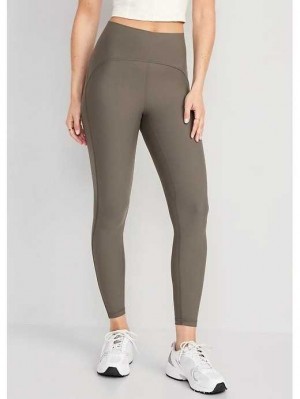 Old Navy Extra High-Waisted PowerLite Lycra ADAPTIV 7/8 Leggings Grey | UNQ902538