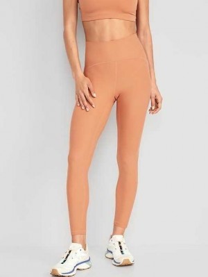 Old Navy Extra High-Waisted PowerLite Lycra ADAPTIV 7/8 Leggings Caramelized Toffee | TNP073581