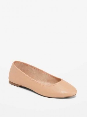 Old Navy Faux-Leather Ballet Flats Brown | ACJ732891