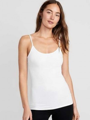 Old Navy First-Layer Fitted Cami Top White | XUD376408