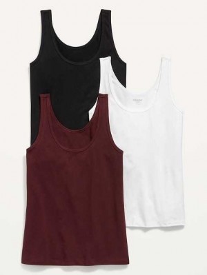 Old Navy First-Layer Tank Top 3-Pack Raisin Arizona | XOB097148