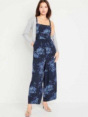 Old Navy Fit & Flare Cami Jumpsuit Navy | TKM584920