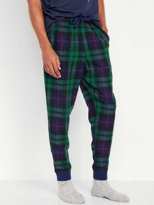 Old Navy Flannel Jogger Pajama Pants Black | PSQ678304