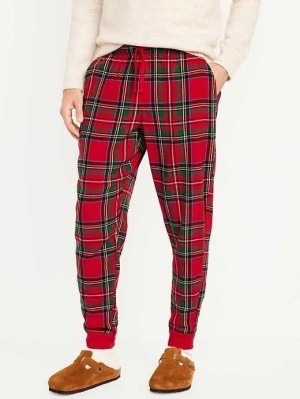 Old Navy Flannel Jogger Pajama Pants Red | QYU961738