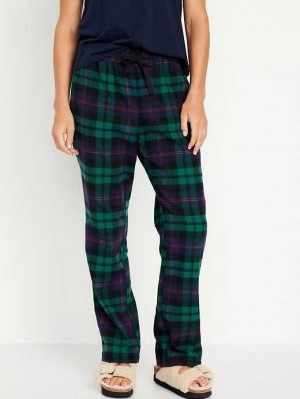 Old Navy Flannel Pajama Pants Black | LCK497138