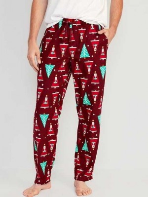 Old Navy Flannel Pajama Pants Burgundy | QLF846930