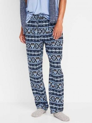 Old Navy Flannel Pajama Pants Midnight Menorah | PLJ713604