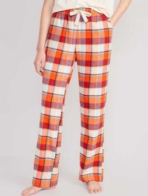 Old Navy Flannel Pajama Pants Red | NOA123476