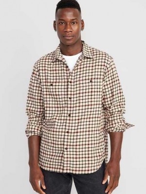 Old Navy Flannel Shirt Black / Red | WXF469172