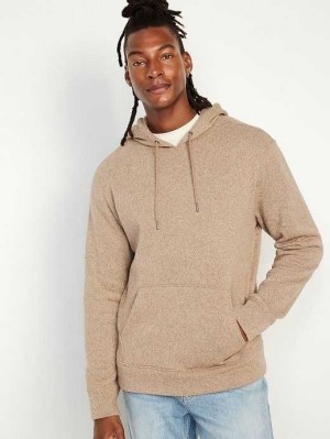 Old Navy Fleece-Knit Pullover Hoodie Brown | BDK196784