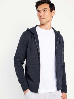 Old Navy Fleece-Knit Zip Hoodie Dark Blue | GFC654289