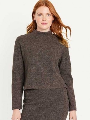 Old Navy French Rib Mock-Neck Sweater Cleveland Browns | KME278954