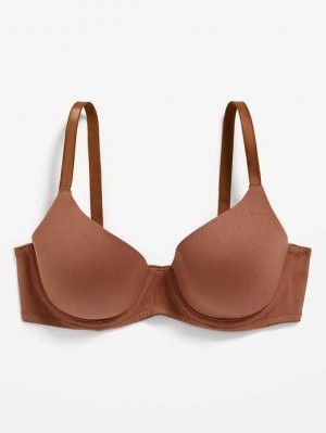 Old Navy Full-Coverage Underwire Demi Bra Maplewood | XEO780531