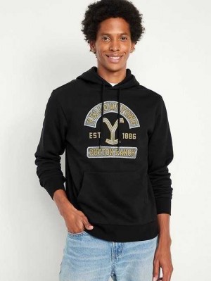 Old Navy Gender-Neutral Yellowstone Pullover Hoodie Black | LJH143976