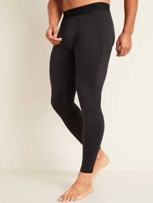 Old Navy Go-Dry Cool Odour-Control Base Layer Tights Black | DAL081674