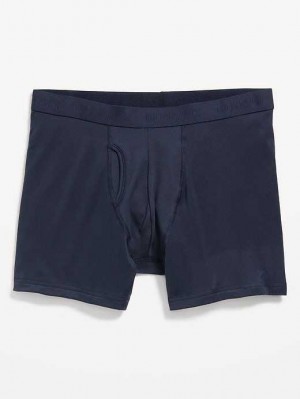 Old Navy Go-Dry Cool Performance Boxer-Brief Underwear Navy | QIH412759