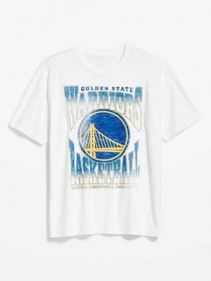 Old Navy Golden State Warriors Gender-Neutral T-Shirt White | IZN367190