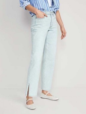 Old Navy High-Waisted Button-Fly OG Loose Side-Split Jeans Leif | FMZ615302