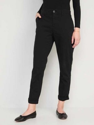 Old Navy High-Waisted OGC Chino Pants Black | YFL963245