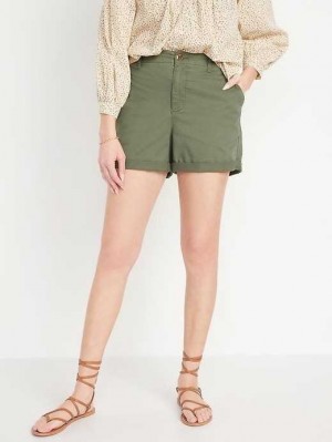 Old Navy High-Waisted OGC Pull-On Chino Shorts Alpine Tundra | VDN875146