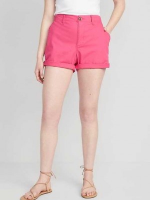 Old Navy High-Waisted OGC Pull-On Chino Shorts -- 3.5-inch inseam Flower | IBT605279