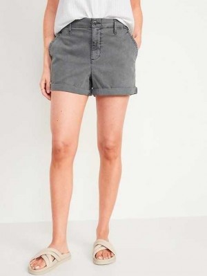 Old Navy High-Waisted OGC Pull-On Chino Shorts Panther | VYU807163